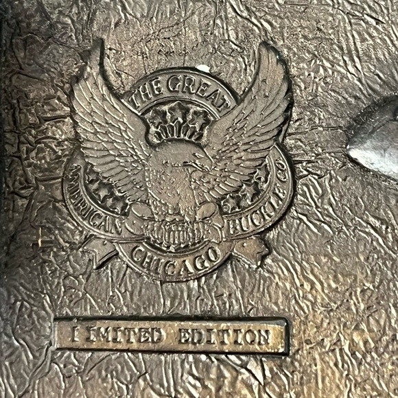 Vintage The Great American Buckle Company  “I’d Rather Be Hunting” Brass Buckle - Picture 5 of 10